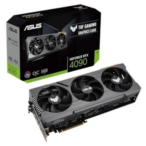 ASUS TUF 지포스 RTX 4090 OC 에디션 게이밍 그래픽 카드 (TUF-RTX4090-O24G-GAMING)