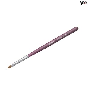 꽃소니 엔리안 아크릴 스캅춰 브러쉬 4호 아크릴 꽃볼브러쉬 아크릴 디자인 브러쉬, 1개