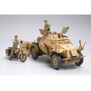 (35286) 타미야 1/35 독일 4륜 장갑정찰차 Sd.Kfz.222 북아프리카 전선, 1개