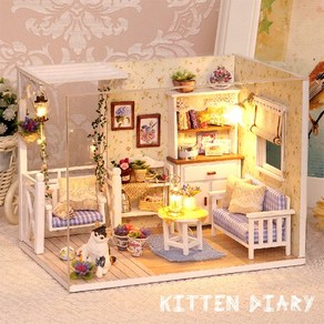 미니어쳐 DIY kit/그네가있는거실/Kitten Diay