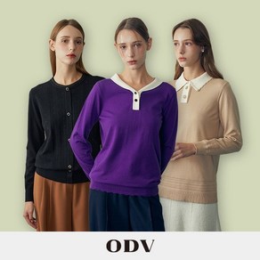 [쇼핑엔티] 24FW ODV 니트 풀오버 3종