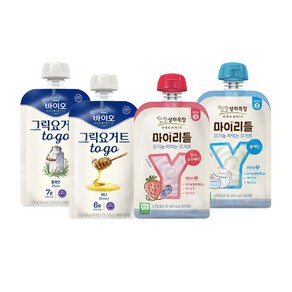 매일바이오 그릭요거트투고120g 플레인3+허니3+마이리틀요거트85g 딸기블루베리3+플레인3/냉장무배