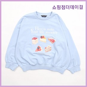 더데이걸 24봄신상@@ 주니어 데일리로 편하게 입을수있는 박스핏티로 그래픽이 예쁜 티셔츠@@ 박시핏 스웻셔츠TGMA24102