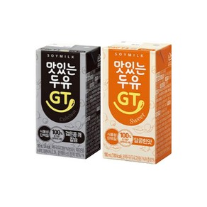 올따옴기획 남양 맛있는두유 GT 190ml 검은콩 +달콤한맛 [낱개 ], 1세트, 9.12L