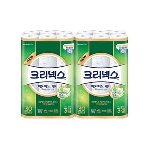 크리넥스 피톤치드 케어 천연펄프 3겹 고급롤화장지