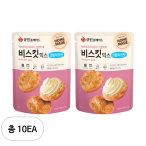 큐원 홈메이드 비스킷믹스 크림치즈맛, 10개, 250g