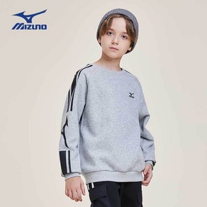 Mizuno 주니어 남여공용 아웃도어 라운드 트레이닝복 상의