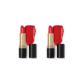 REVLON 레브론 러스트러스 립스틱 Love That Red 725 2팩, 2개