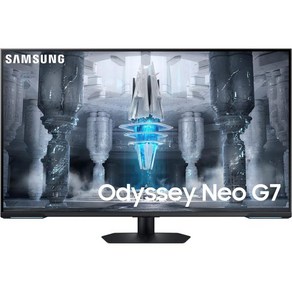 SAMSUNG 32 오디세이 Neo G8 4K UHD 240Hz 1ms 지싱크 1000R 커브드 게이밍 모니터 Quantum HDR2000 AMD FeeSync 프리미엄 프로, 43-inch_QLED Neo G7  Flat 144, 1개