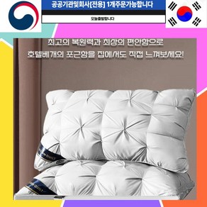 아스지니 나비형 경추베개 목디스크 거북목 교정 무중력 메모리폼 배게 호텔 베개 숙면쿠션, 1개, 화이트 그레이