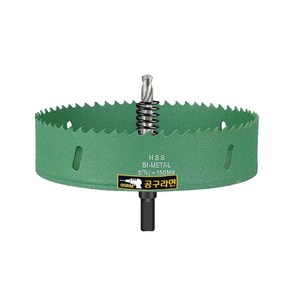 공구라면 (09RM) 바이메탈 홀쏘(16mm~200mm) 홀커터 원형컷팅 아바 포함, [선택42] 바이메탈 150mm, 1개