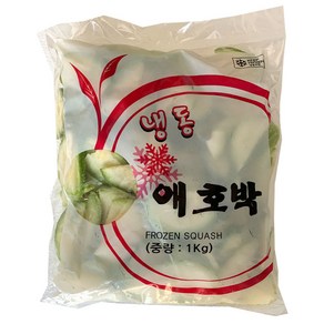 찌개 볶음용 냉동 반달애호박(1kg), 애호박반달1개, 1개