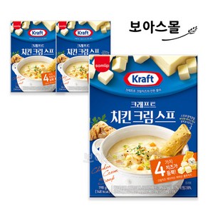 삼립 크래프트 치킨크림스프, 3개, 198g