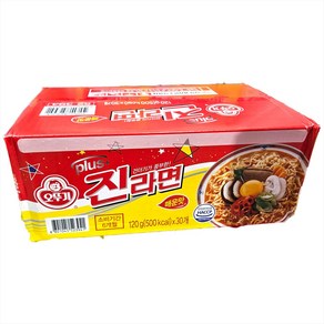 오뚜기 진라면 플러스 매운맛 120g, 30개