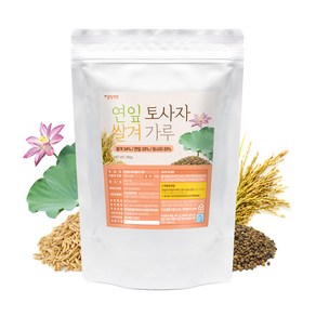 갑당약초 돌고래팩 연잎 토사자 쌀겨 가루 300g, 3개