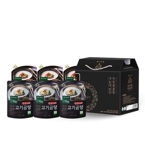 착한들 한우 사골 고기 곰탕 3팩 + 한우 사골 곰탕 3팩, 500mg, 1세트