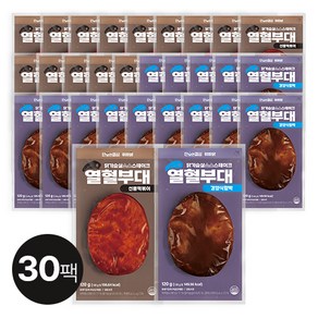 단호한결심 닭가슴살 소스 스테이크 2종(경양식함박/선릉떡볶이), 120g, 30개