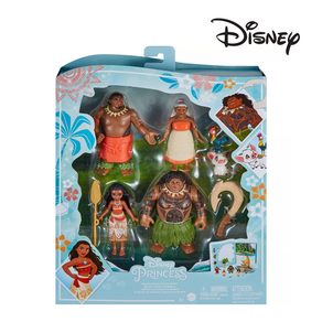 [Disney] 디즈니 모아나 2 굿즈 스토리북 피규어 6종 세트 Moana 2 Classic Stoybook Set