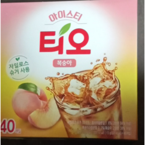 티오 아이스티 복숭아맛, 13g, 40개입, 4개