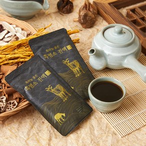 [원기회복] 임금실록 흑마늘 먹인 흑염소 진액 엑기스, 90ml, 10개