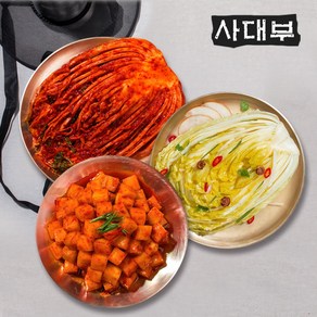 사대부 포기김치5kg + 백김치3kg 깍두기2kg, 1세트, 10kg