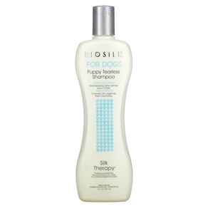 바이오실크 Biosilk 실크테라피 반려견용 퍼피 티어리스 샴푸 355ml, 1개