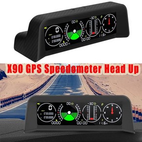 차량용전자시계 X90 GPS 속도계 업 PMH 경사 미터 경사계 온보드 컴퓨터 자동차 자동차 나침반 시계 위도 경도 신제품