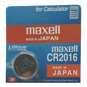 맥셀 MAXELL 리튬배터리 CR2016 코인형 건전지 - 1알, 1개입, 1개