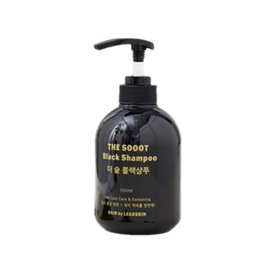 더숱블랙샴푸 저자극 탈모증상완화 새치 염색 샴푸, 1개, 500ml