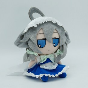 사랑스러운 봉제 fumo Touhou 프로젝트 이누 사쿠야 인형 X1 귀여운 선물 2 일, [01] 무배 11cm30cm, 1개