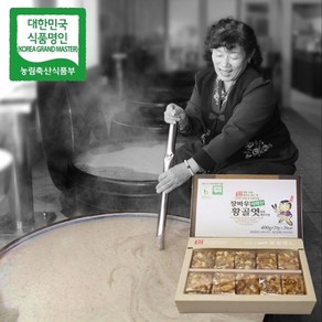 장바우치악산황골엿 장바우 치악산 황골엿 땅콩깨조각엿 400g/선물세트