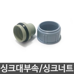 3S리빙 싱크대배수구 세트 거름망 부속품 모음 씽크대배수관, 싱크너트, 1개, 1개