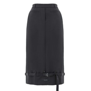 [플라즈마스페어] BELT SKIRT IN BLACK
