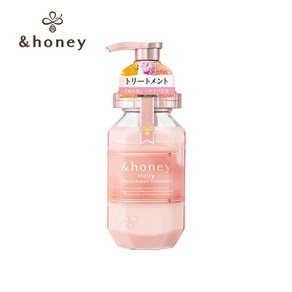 일본직발송 6. HONEY 앤 허니 멜티 모이스 트리페어 헤어 트리트먼트 2.0 「부드러운 버릇을 정돈하는 벌, 4개, 445g