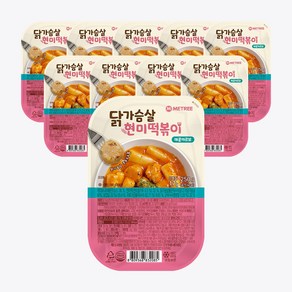 미트리 닭가슴살 현미떡볶이 매콤까르보 250g, 10개