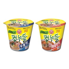 오뚜기 컵누들 다이어트 한달팩 매콤한맛 x 15개+우동맛 x 15개, 1세트