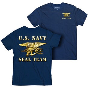 밀리터리 군대 용품 양면 미국 Navy seal t-shit usn t-shit seal team 6 베테랑 티셔츠 최신 문자 인쇄 만화 남자 티셔츠 311, 네이비 블루, 엑스, 1개