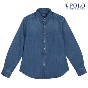 [POLO RALPH LAUREN] 여성 스트레이트핏 데님 셔츠