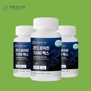 경현바이오 관절엔 콘드로이친 1200 뮤코다당 단백 저분자 HACCP 인증, 3개, 60정