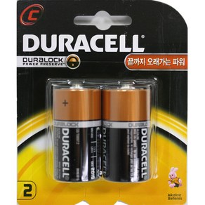 듀라셀 알카라인 배터리 1.5V CM (LR14) DM (LR20) 건전지 - 2알, LR14 CM - 2알, 1개, 2개입