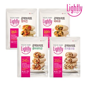 라이틀리 곤약브리또 핫치킨 500g(4입) x 2개/바비큐/콤비네이션/트러플, 곤약브리또 바비큐 500g(4입) x 2개, 2개, 500g