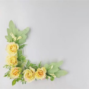가더GADE 납골당리스 코너형 모서리장식 ㄱ자형 L자형 봉안당 조화꽃꾸미기 추모용 틀 테두리 고급몰딩, 4AE) No.1) YL, 1개
