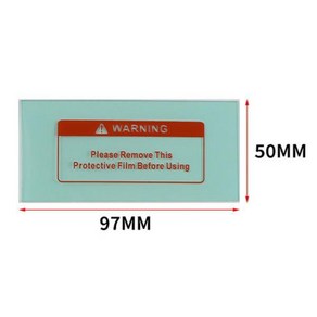 아르곤 아크 용접 헬멧용 보호 필름 스패터 방지 렌즈 교체 부품 액세서리 5 개, 97x50MM, CHINA, 10 97x50MM_01 CHINA, 5개