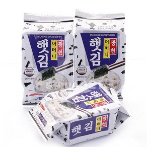 광천어머니김 식탁김 15g X 10봉 전장김 도식락김 돌자반 김밥김 김자반, 10개