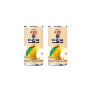 과일촌 시원한 배 175ml x 60캔 (2박스)/해태 배음료, 60개