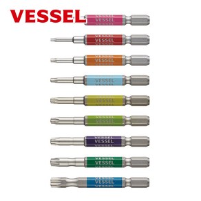 베셀 VESSEL GSVT40SH 단두 토룩스 고사이비트 T40x65mm 별비트 엑스하드강 컬러비트 숏타입, 베셀 GSVT40SH, 1개