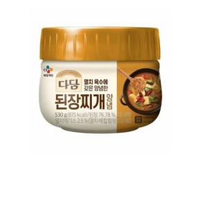 백설 다담 된장찌개 양념, 1개, 530g