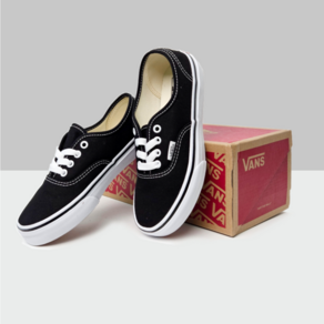 [국내정식매장] 반스 키즈 운동화 VANS KIDS 어센틱 - 블랙 UY Authentic VN000WWX6BT1