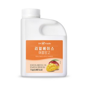 흥국 리얼베이스 애플망고 1kg (냉장), 1L, 1개