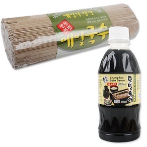 평창봉평 메밀국수세트 (모밀원액 350ml+평창봉평메밀국수 850g), 1세트, 850g